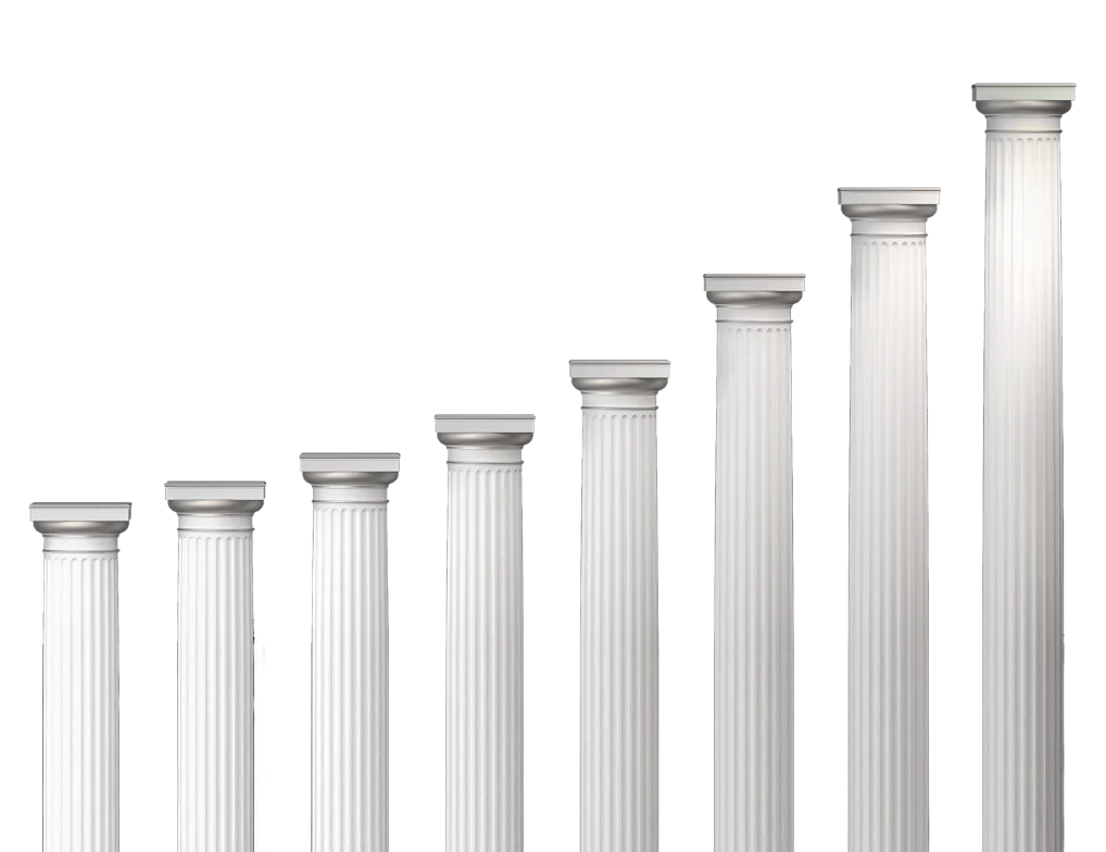 Multiple columns in ascending order from short to tall